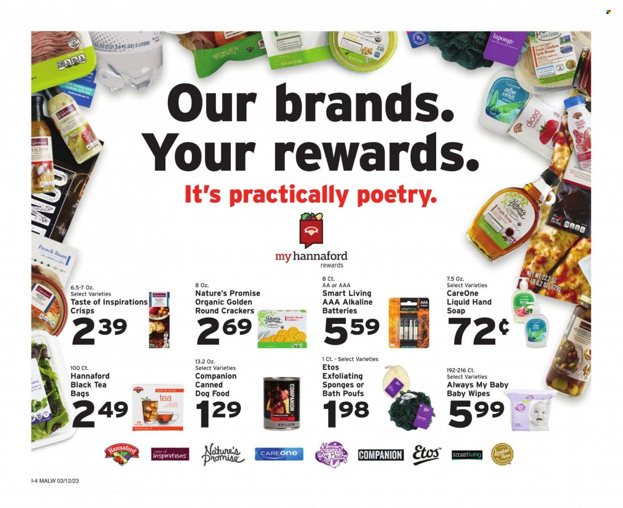 Hannaford (MA) Weekly Ad Flyer Specials March 12 to March 18, 2023