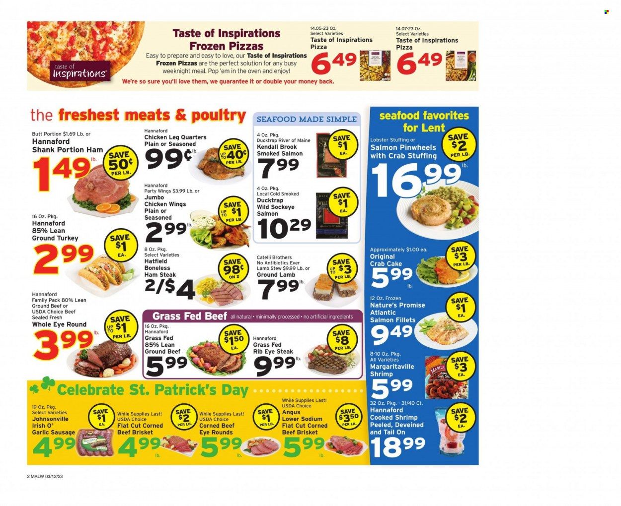Hannaford (MA) Weekly Ad Flyer Specials March 12 to March 18, 2023