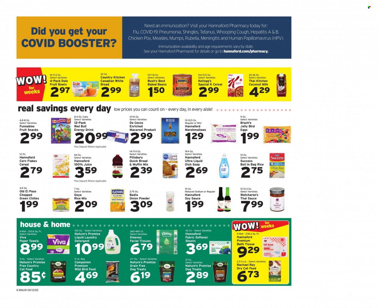 Hannaford (MA) Weekly Ad Flyer Specials March 12 to March 18, 2023