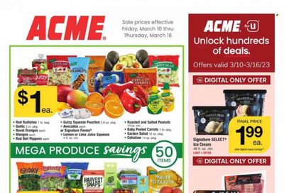 ACME (DE, NJ, NY, PA) Weekly Ad Flyer Specials March 10 to March 16, 2023