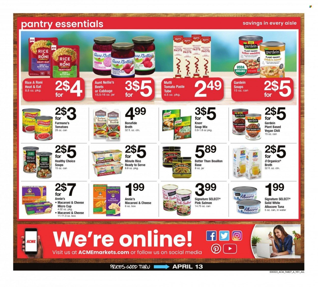 ACME (DE, NJ, NY, PA) Weekly Ad Flyer Specials March 3 to April 13, 2023