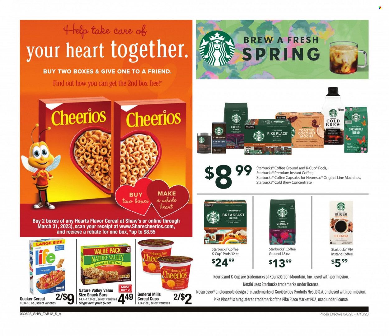 Shaw’s (MA, ME, NH, RI, VT) Weekly Ad Flyer Specials March 8 to April 13, 2023