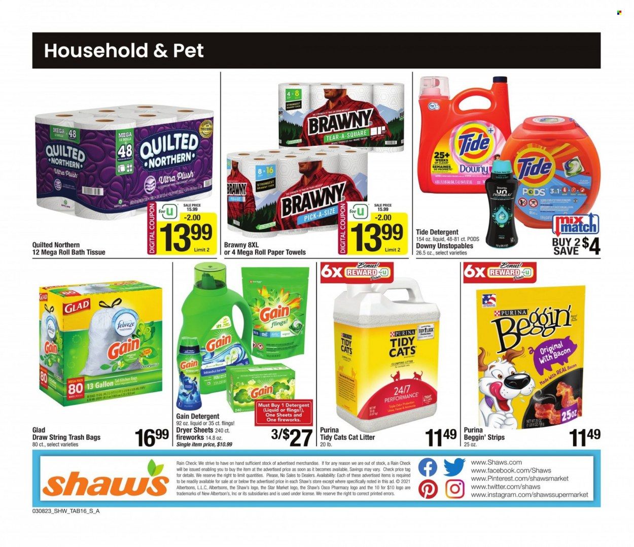 Shaw’s (MA, ME, NH, RI, VT) Weekly Ad Flyer Specials March 8 to April 13, 2023