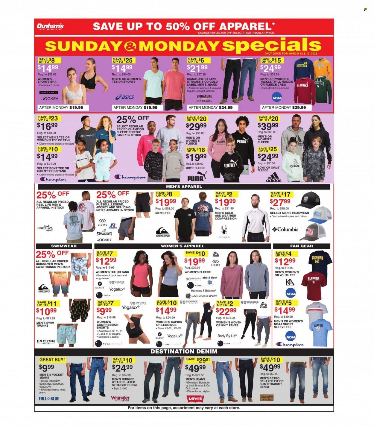 Dunham's Sports (OH) Weekly Ad Flyer Specials March 10 to March 16, 2023