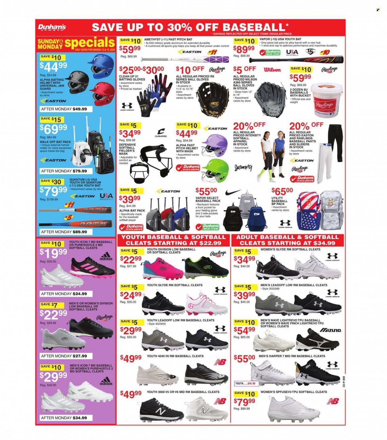 Dunham's Sports (OH) Weekly Ad Flyer Specials March 10 to March 16, 2023