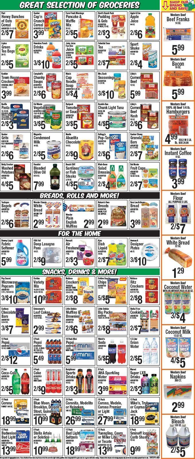 Western Beef (FL, NY) Weekly Ad Flyer Specials March 9 to March 15, 2023