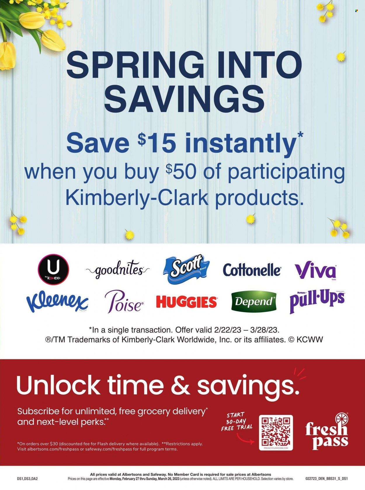 Safeway (CO, NE, NM, SD, WY) Weekly Ad Flyer Specials February 27 to March 26, 2023