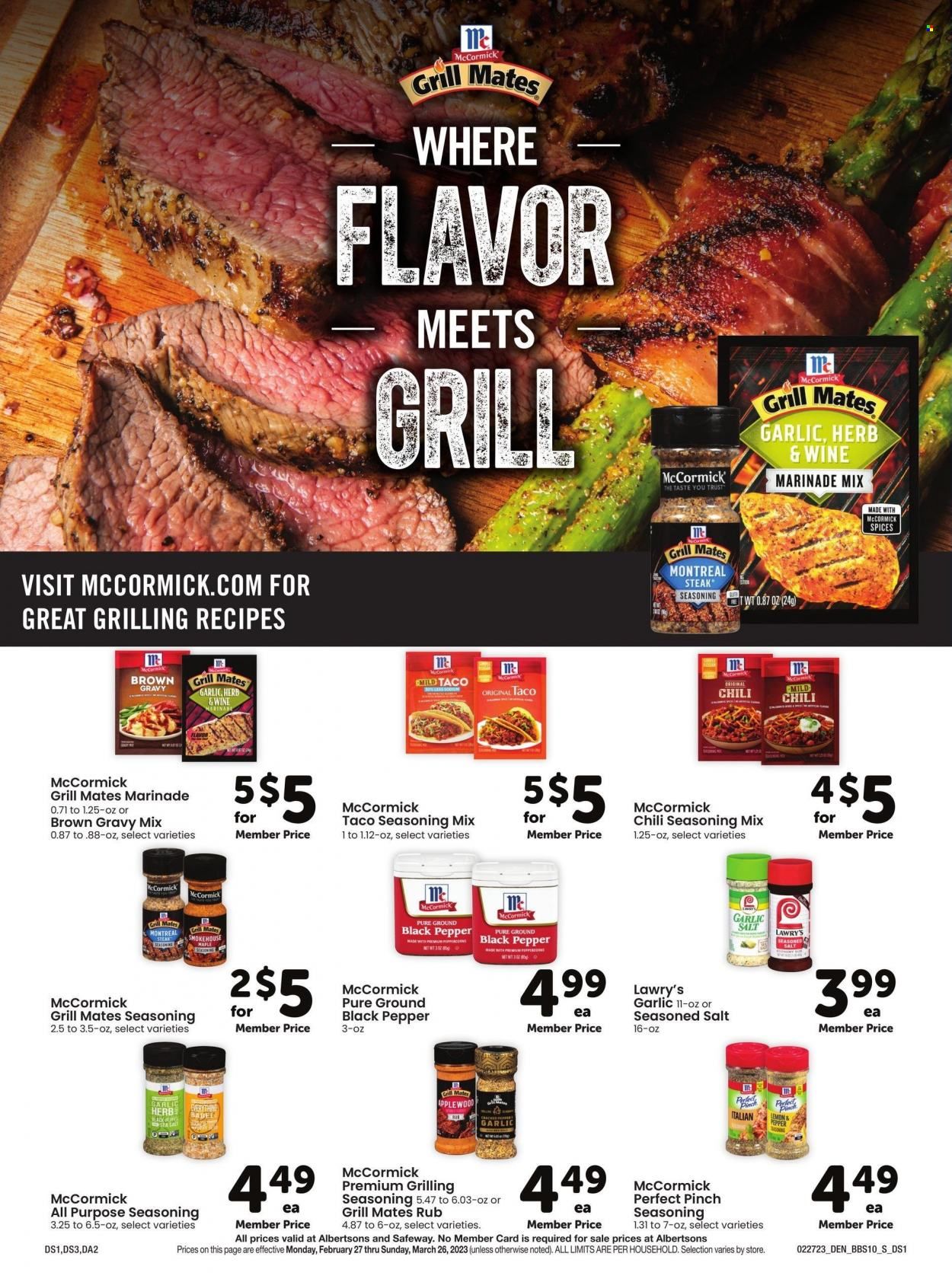 Safeway (CO, NE, NM, SD, WY) Weekly Ad Flyer Specials February 27 to March 26, 2023