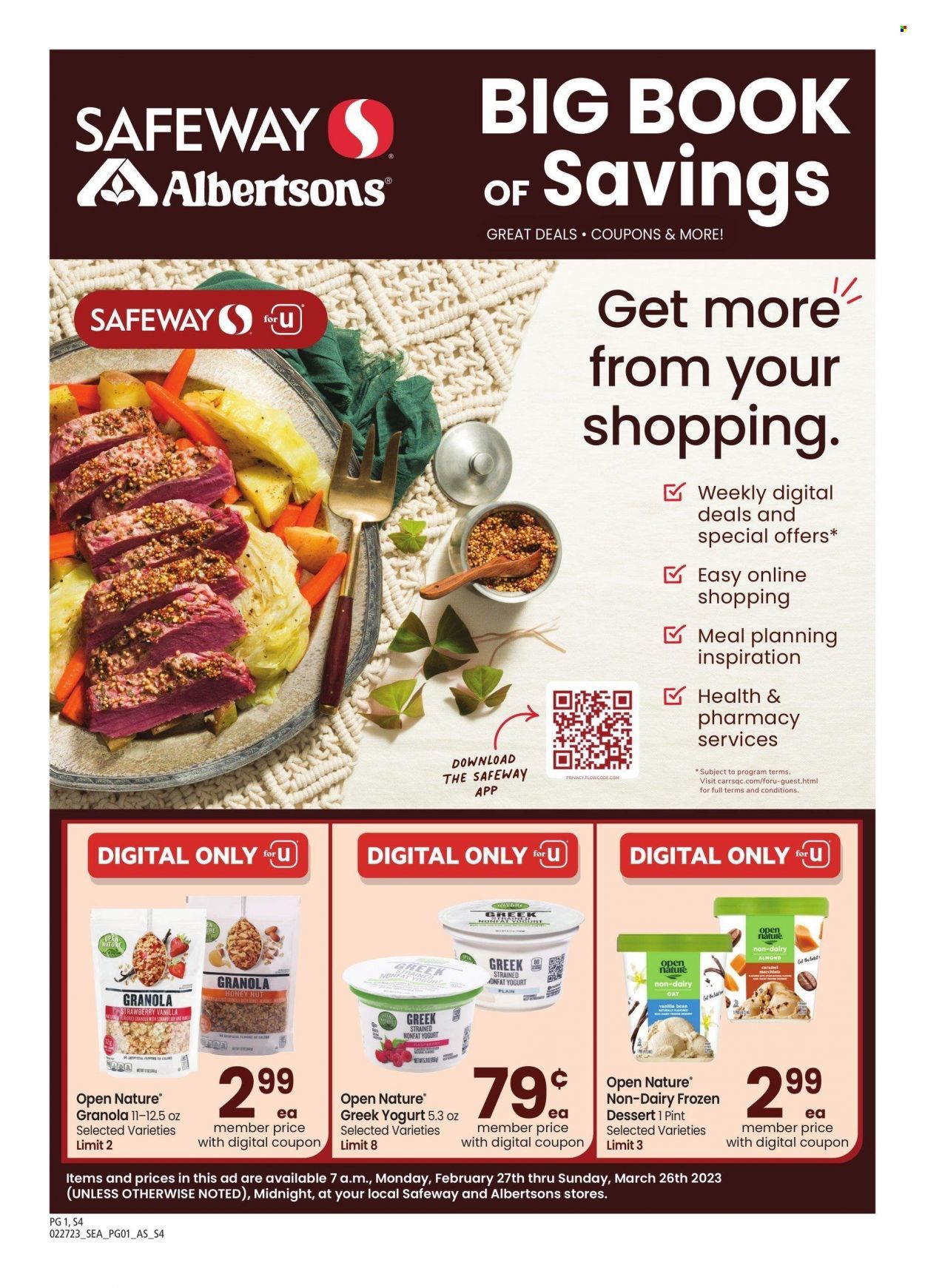 Safeway (ID) Weekly Ad Flyer Specials February 27 to March 26, 2023
