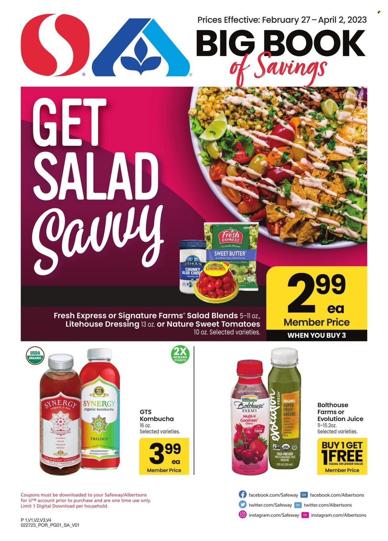 Safeway (OR, WA) Weekly Ad Flyer Specials February 27 to April 2, 2023