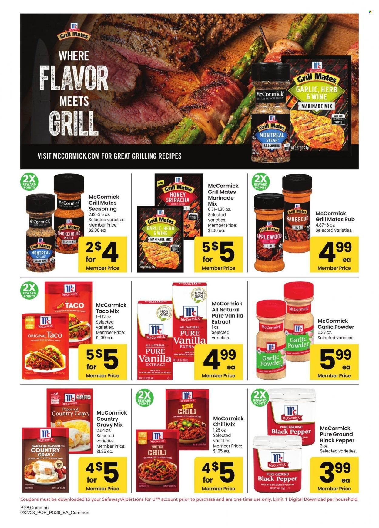 Safeway (OR, WA) Weekly Ad Flyer Specials February 27 to April 2, 2023