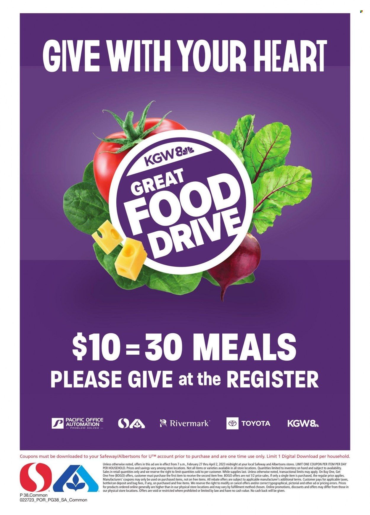 Safeway (OR, WA) Weekly Ad Flyer Specials February 27 to April 2, 2023