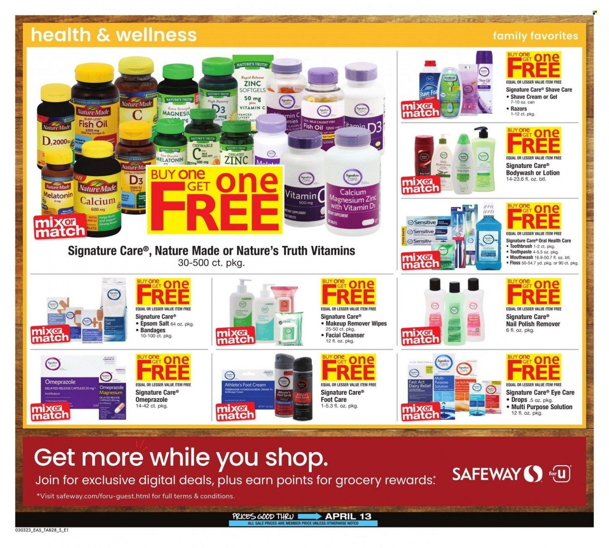 Safeway (DC) Weekly Ad Flyer Specials March 3 to April 13, 2023