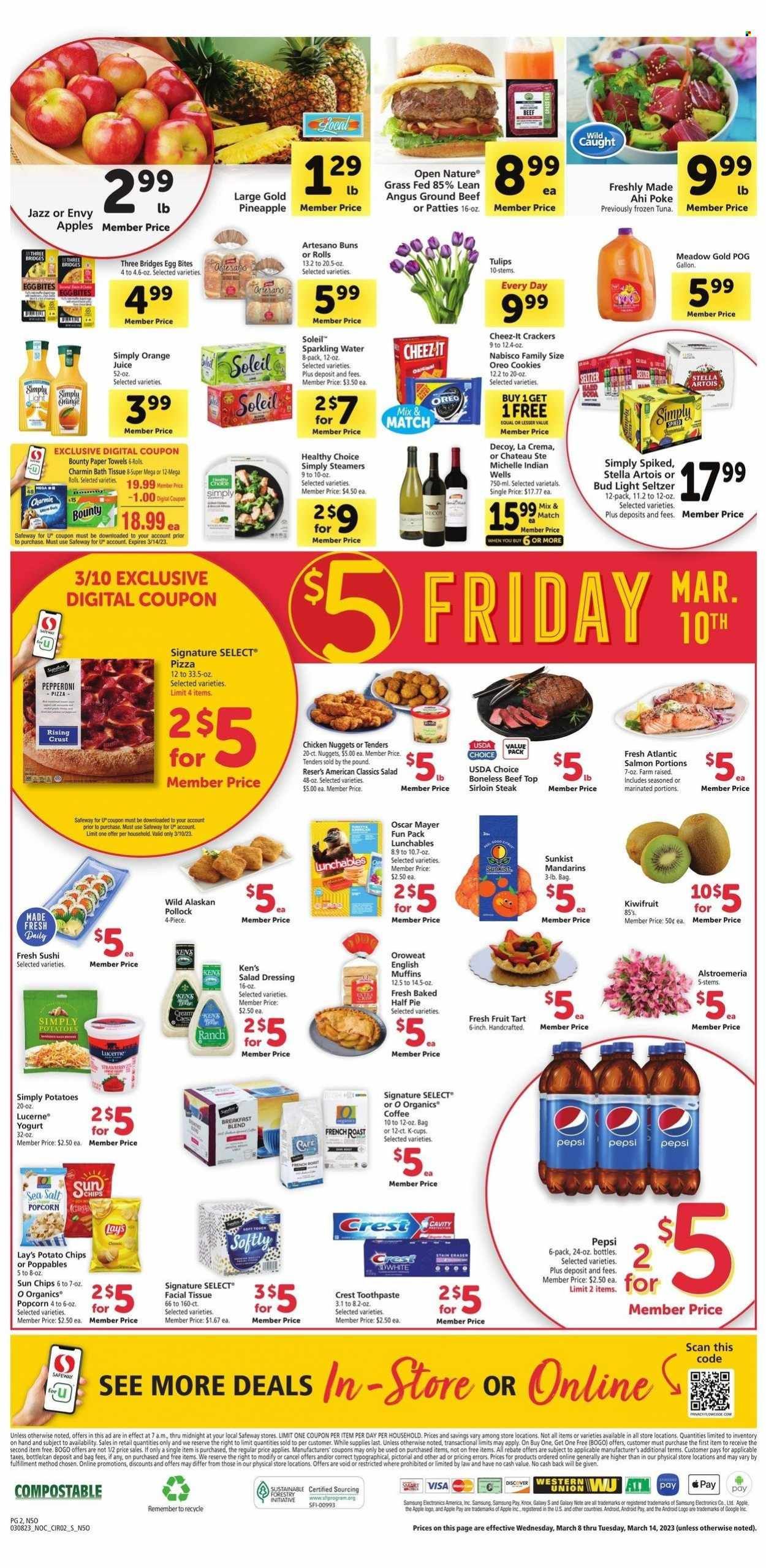 Safeway (HI) Weekly Ad Flyer Specials March 8 to March 14, 2023