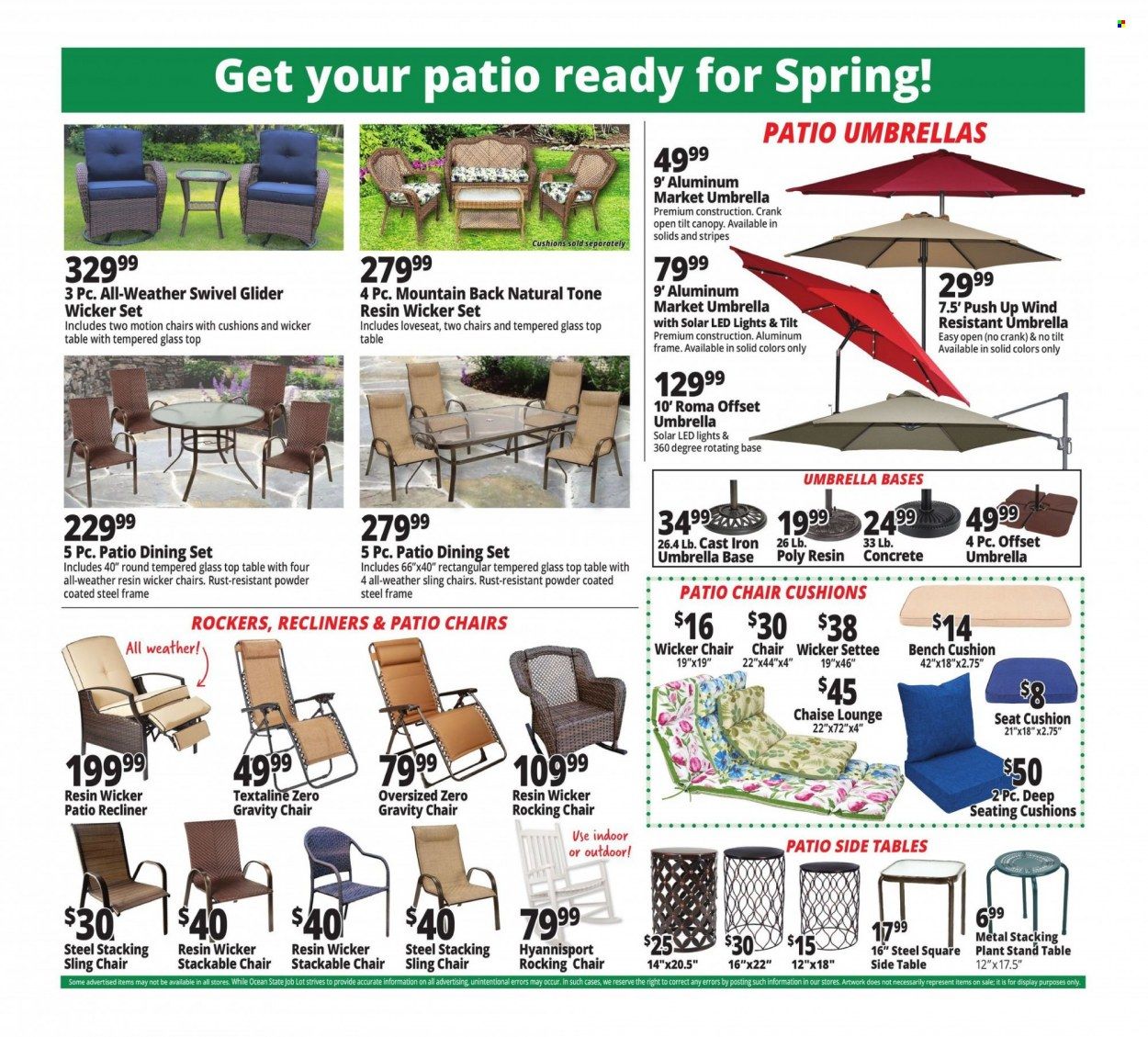 Ocean State Job Lot (CT, MA, ME, NH, NJ, NY, RI, VT) Weekly Ad Flyer Specials March 9 to March 15, 2023
