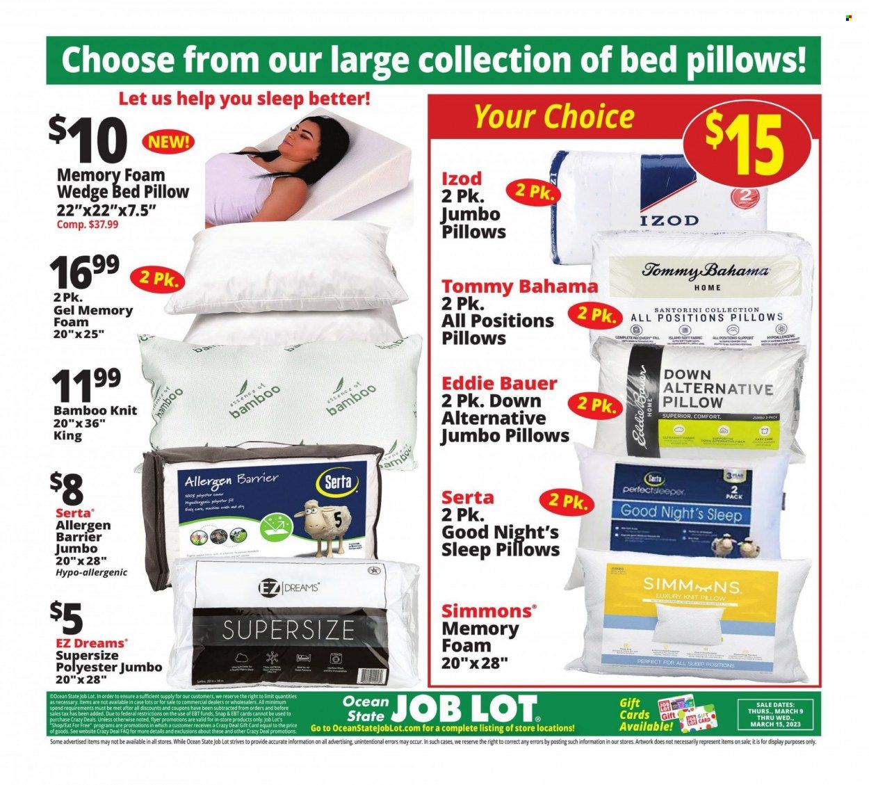 Ocean State Job Lot (CT, MA, ME, NH, NJ, NY, RI, VT) Weekly Ad Flyer Specials March 9 to March 15, 2023