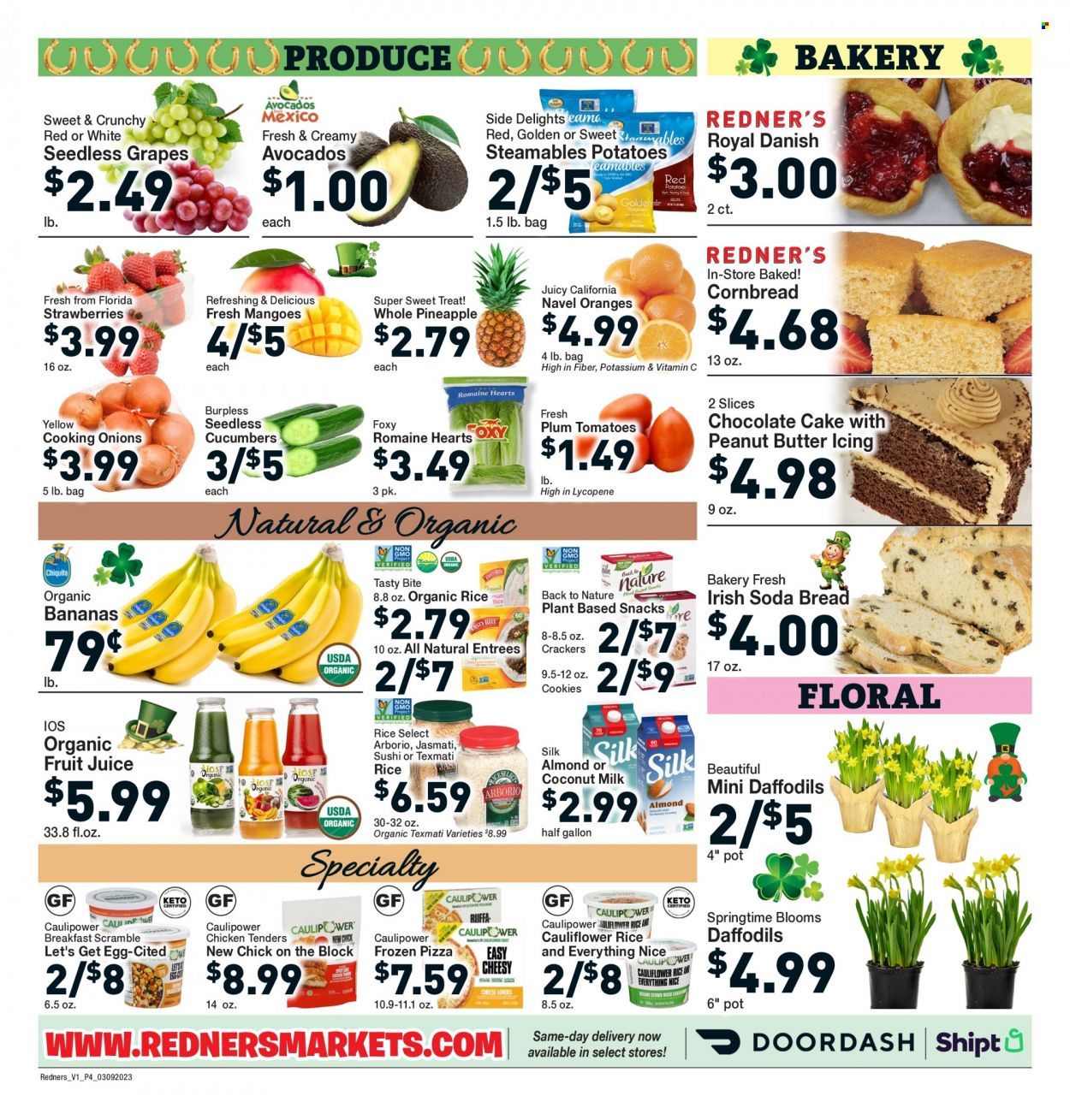 Redner's Markets (DE, MD, PA) Weekly Ad Flyer Specials March 9 to March 15, 2023