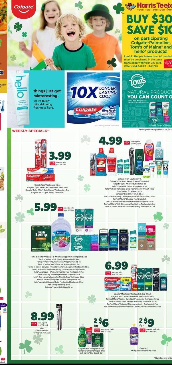 Harris Teeter Weekly Ad Flyer Specials March 8 to March 14, 2023