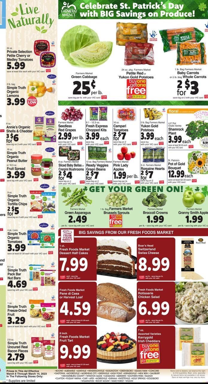 Harris Teeter Weekly Ad Flyer Specials March 8 to March 14, 2023