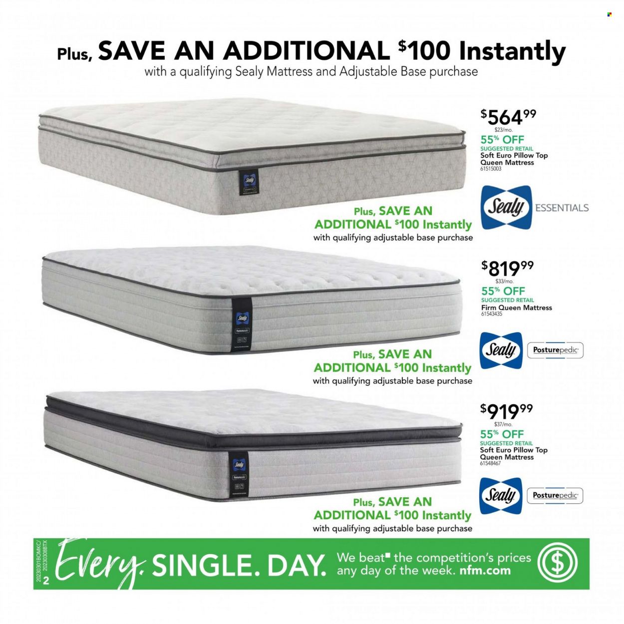 Nebraska Furniture Mart (IA, KS, NE, TX) Weekly Ad Flyer Specials March 1 to March 14, 2023