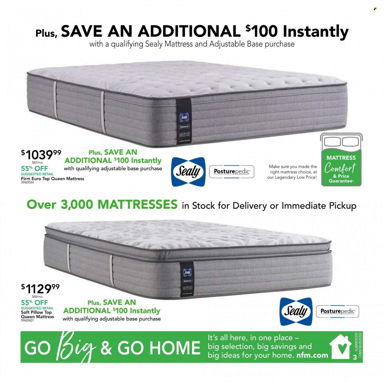 Nebraska Furniture Mart (IA, KS, NE, TX) Weekly Ad Flyer Specials March 1 to March 14, 2023