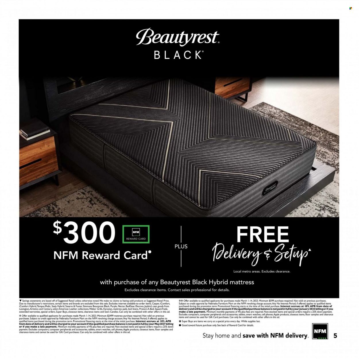 Nebraska Furniture Mart (IA, KS, NE, TX) Weekly Ad Flyer Specials March 1 to March 14, 2023