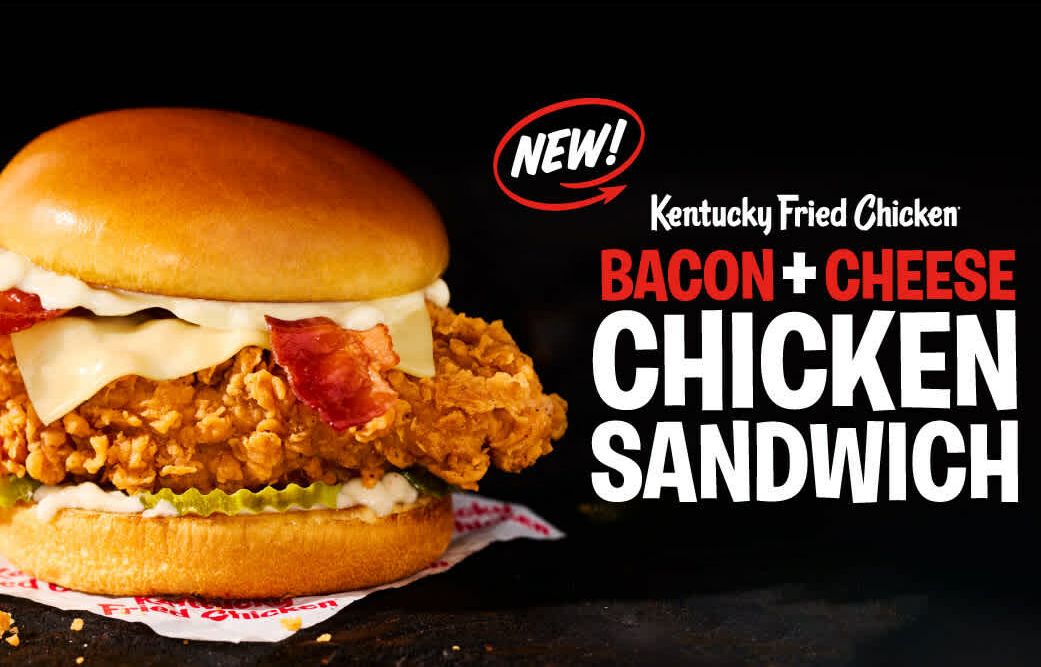 Kentucky Fried Chicken Unveils the Brand New Bacon & Cheese Chicken Sandwich Kentucky Fried Chicken Unveils the Brand New Bacon & Cheese Chicken Sandwich