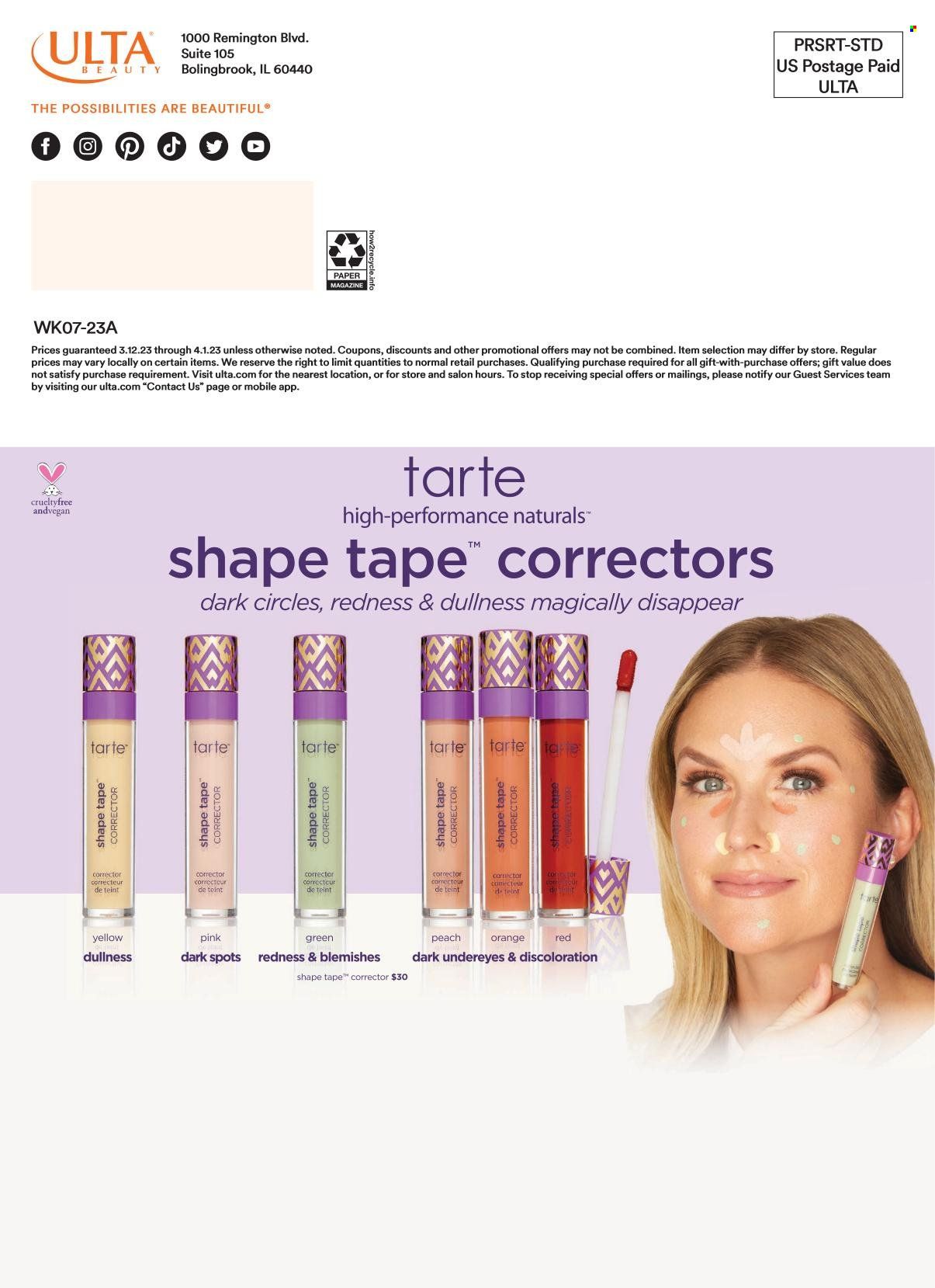 Ulta Beauty Weekly Ad Flyer Specials March 12 to April 1, 2023