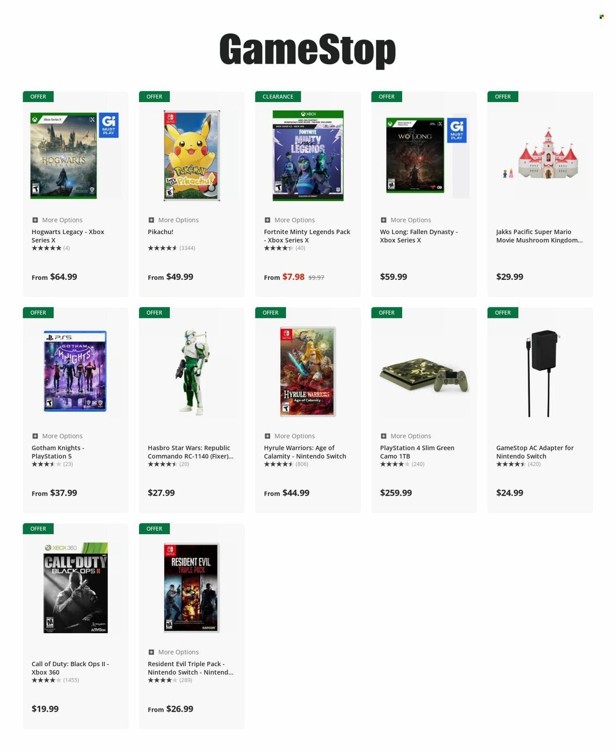 GameStop Weekly Ad Flyer Specials March 8 to March 14, 2023