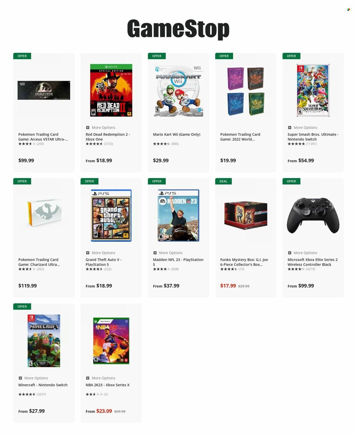 GameStop Weekly Ad Flyer Specials March 8 to March 14, 2023