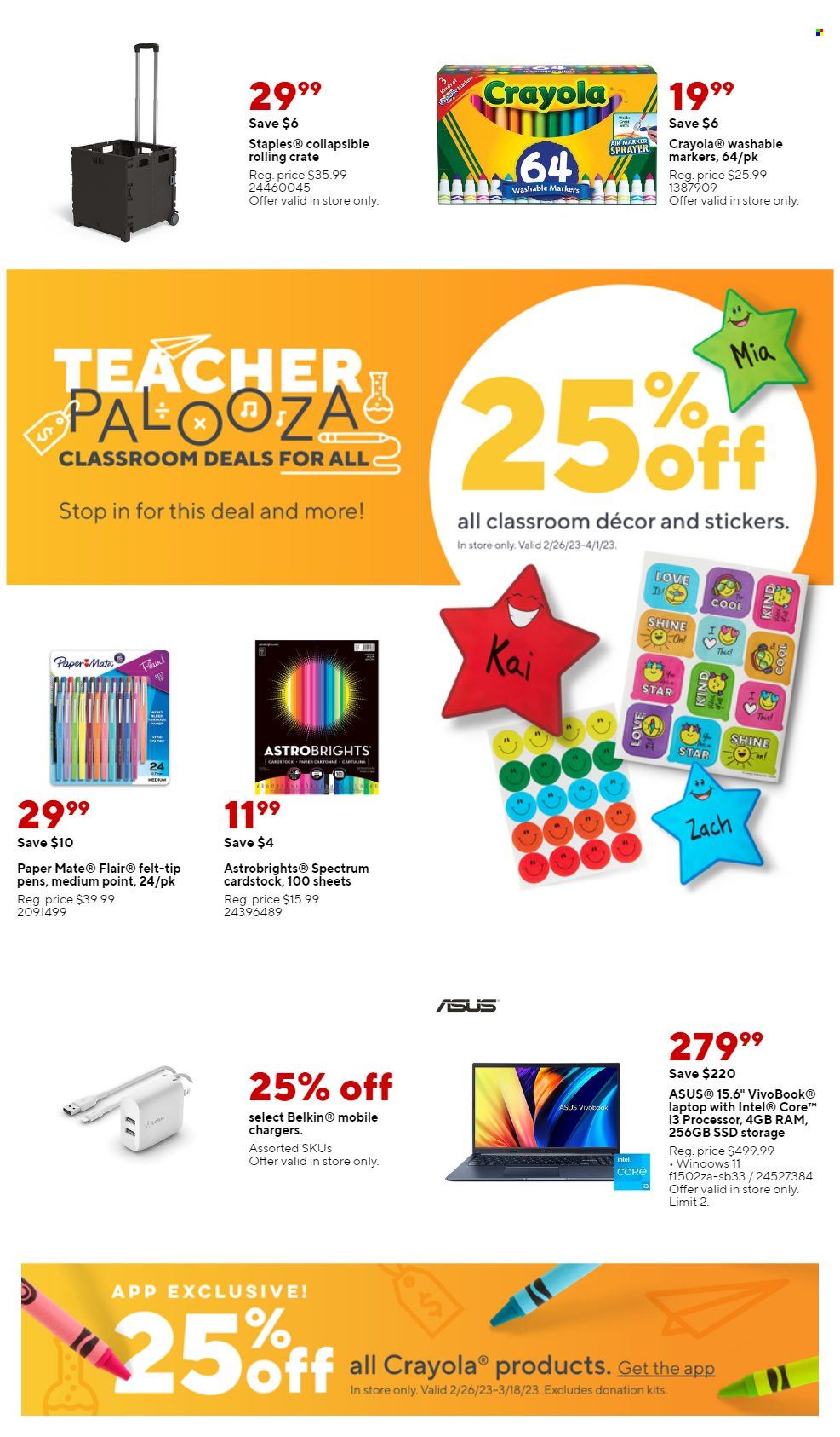 Staples Weekly Ad Flyer Specials March 12 to March 18, 2023