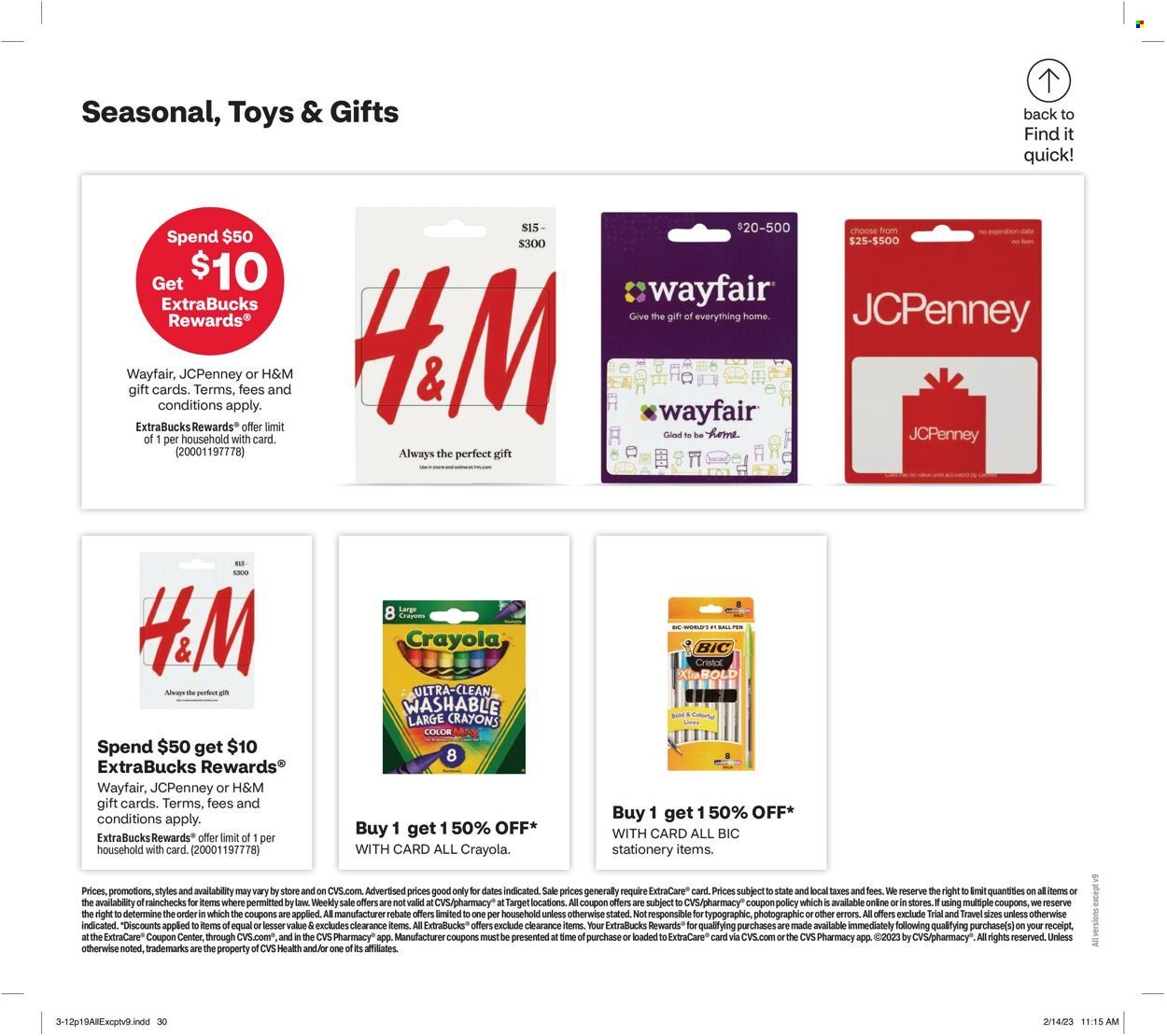 CVS Pharmacy Weekly Ad Flyer Specials March 12 to March 18, 2023