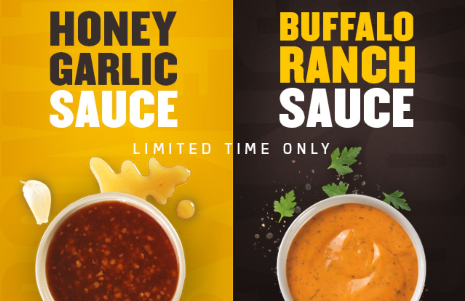 Buffalo Wild Wings Premiers their Brand New Honey Garlic and Buffalo Ranch Sauce Buffalo Wild Wings Premiers their Brand New Honey Garlic and Buffalo Ranch Sauce