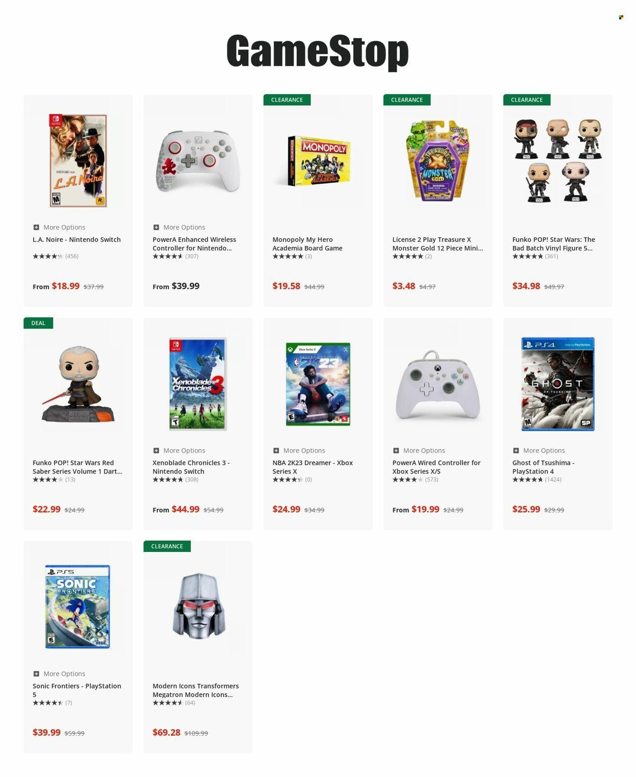 GameStop Weekly Ad Flyer Specials March 15 to March 21, 2023