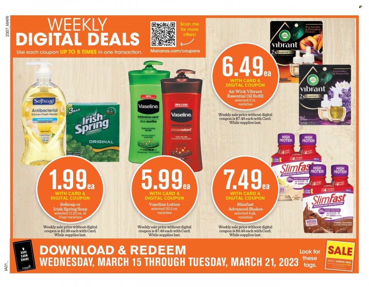 Mariano’s (IL) Weekly Ad Flyer Specials March 15 to March 21, 2023