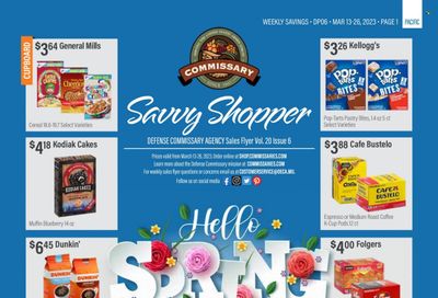 Commissary Weekly Ad Flyer Specials March 13 to March 26, 2023