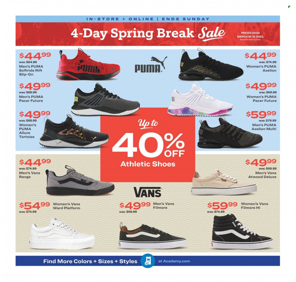 Academy Sports + Outdoors Weekly Ad Flyer Specials March 16 to March 19, 2023