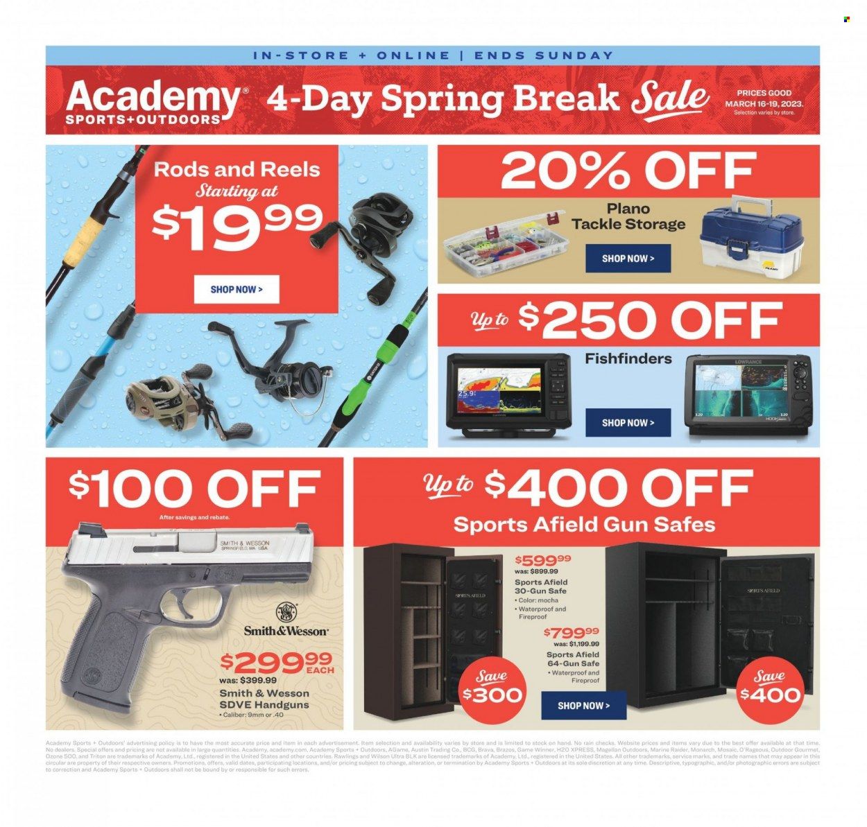 Academy Sports + Outdoors Weekly Ad Flyer Specials March 16 to March 19, 2023