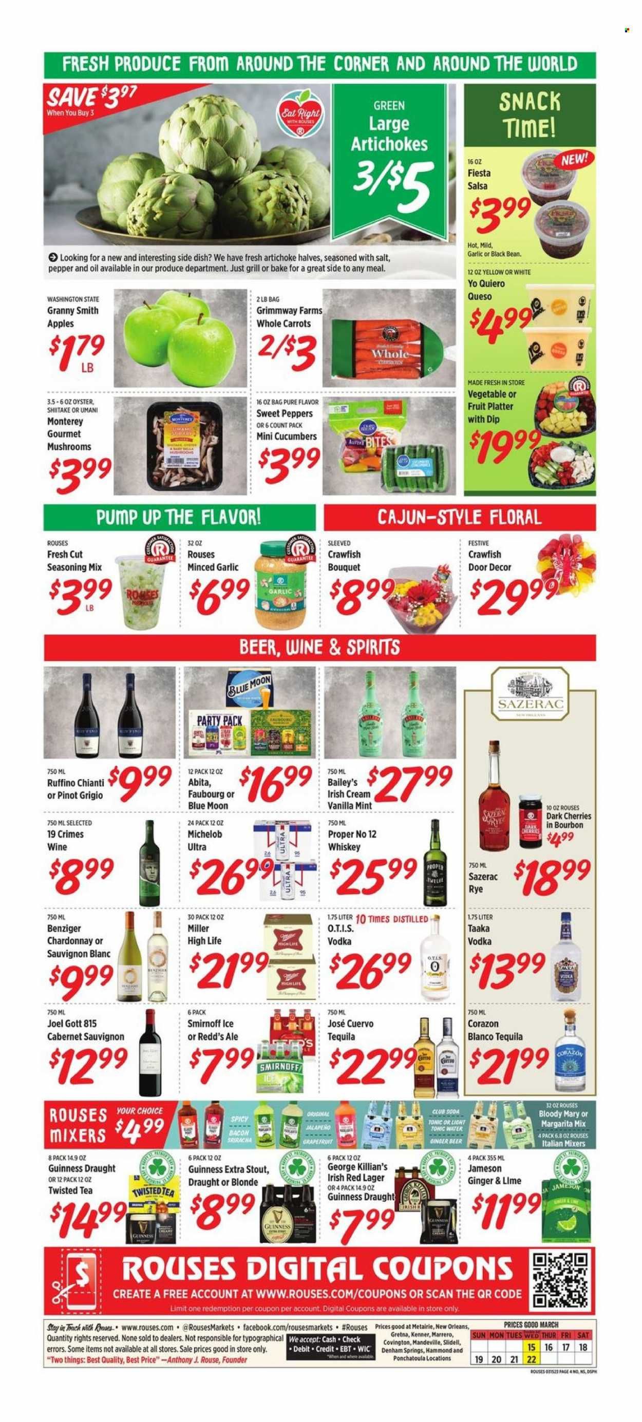Rouses Markets (LA) Weekly Ad Flyer Specials March 15 to March 22, 2023