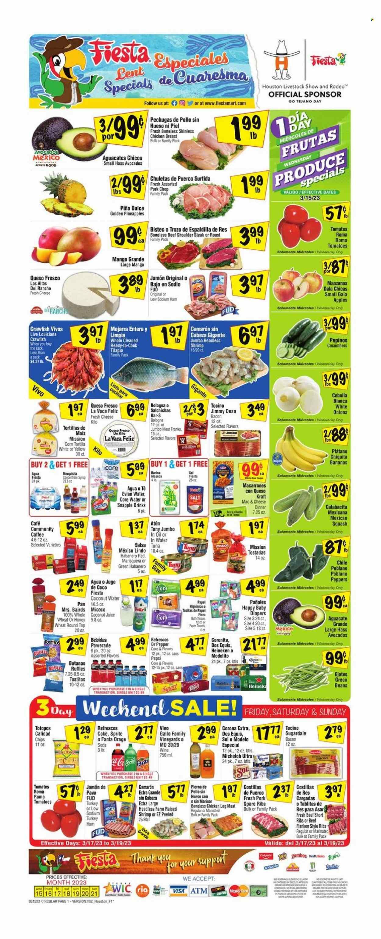 Fiesta Mart (TX) Weekly Ad Flyer Specials March 15 to March 21, 2023