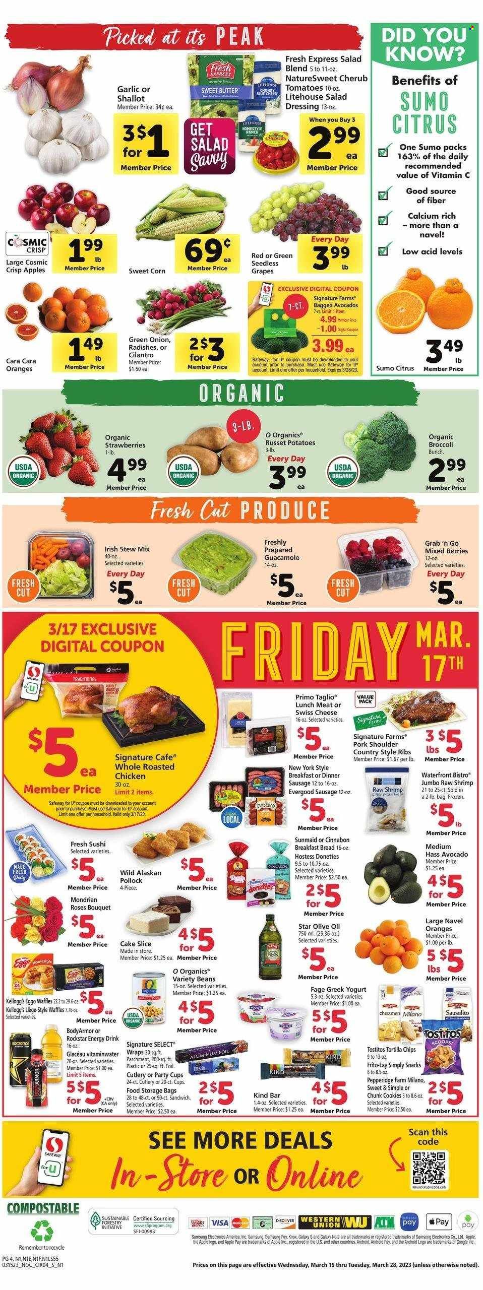 Safeway (CA) Weekly Ad Flyer Specials March 15 to March 21, 2023