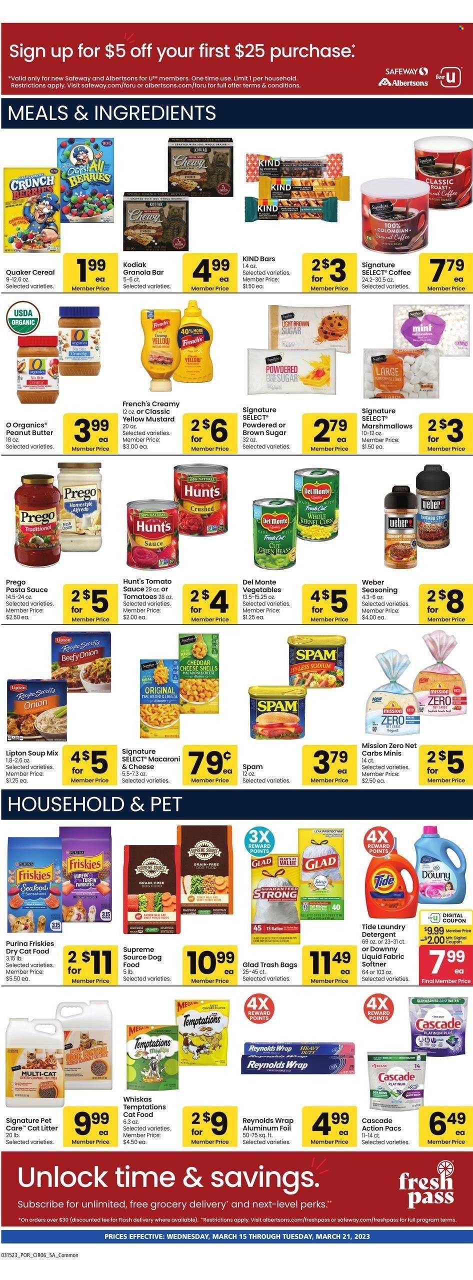 Safeway (OR, WA) Weekly Ad Flyer Specials March 15 to March 21, 2023