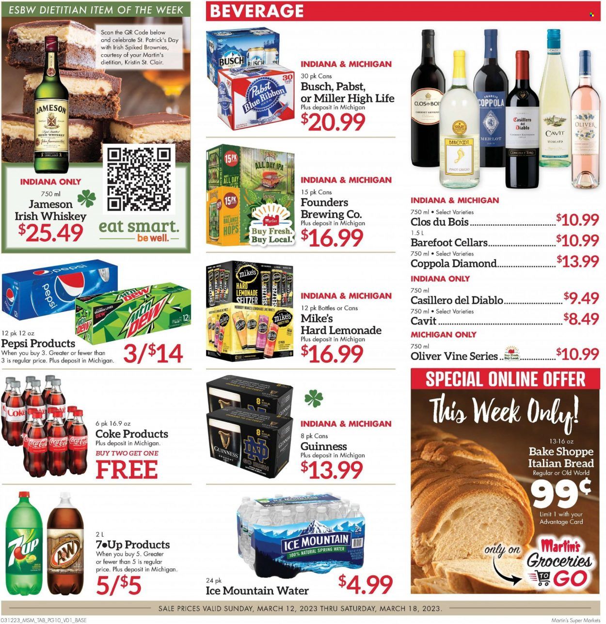 Martin’s (IN, MI) Weekly Ad Flyer Specials March 12 to March 18, 2023
