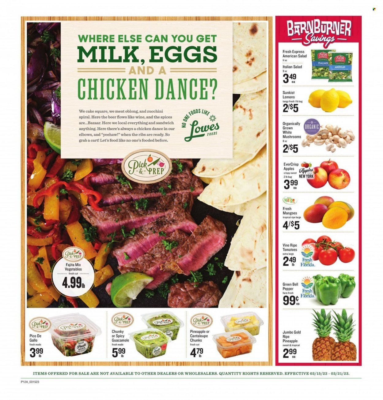 Lowes Foods (NC, SC) Weekly Ad Flyer Specials March 15 to March 21, 2023