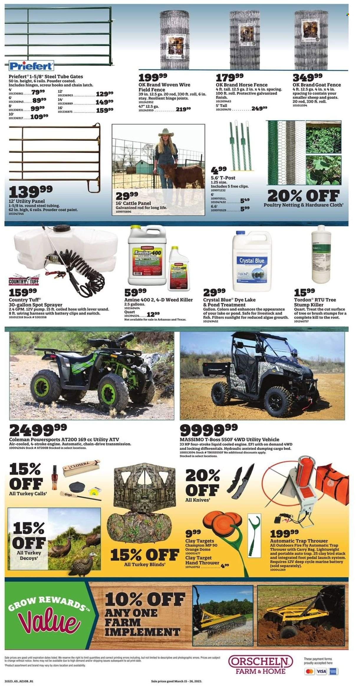 Orscheln Farm and Home (IA, IN, KS, MO, NE, OK) Weekly Ad Flyer Specials March 15 to March 26, 2023