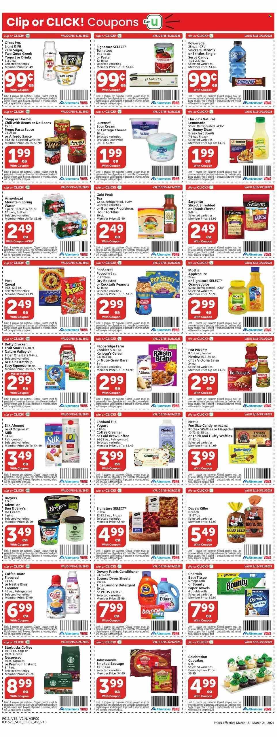 Vons (CA) Weekly Ad Flyer Specials March 15 to March 21, 2023
