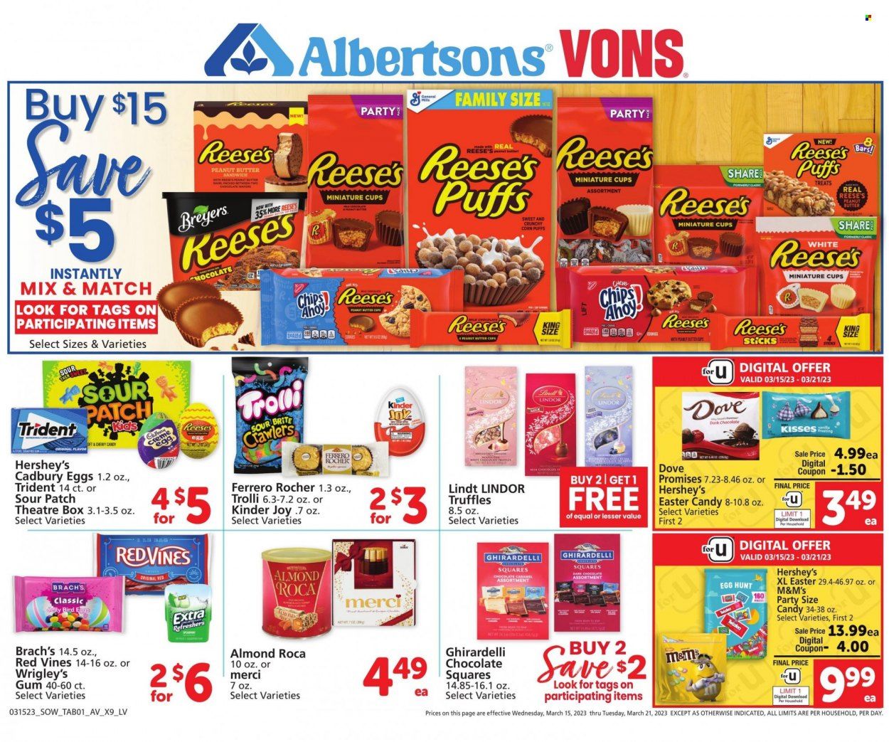 Vons (NV) Weekly Ad Flyer Specials March 15 to March 21, 2023