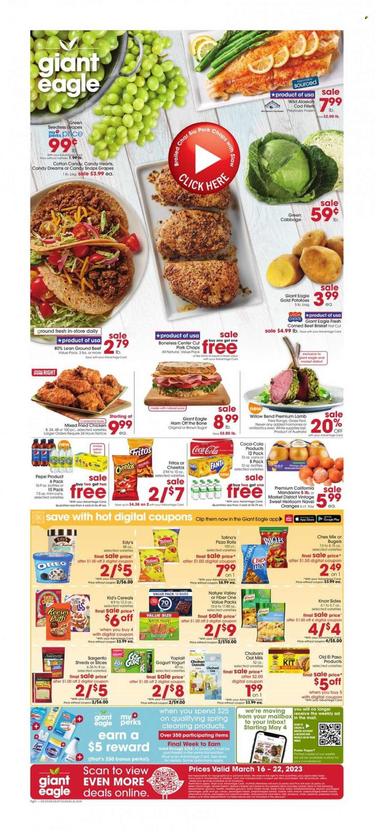 Giant Eagle (OH, PA) Weekly Ad Flyer Specials March 16 to March 22, 2023