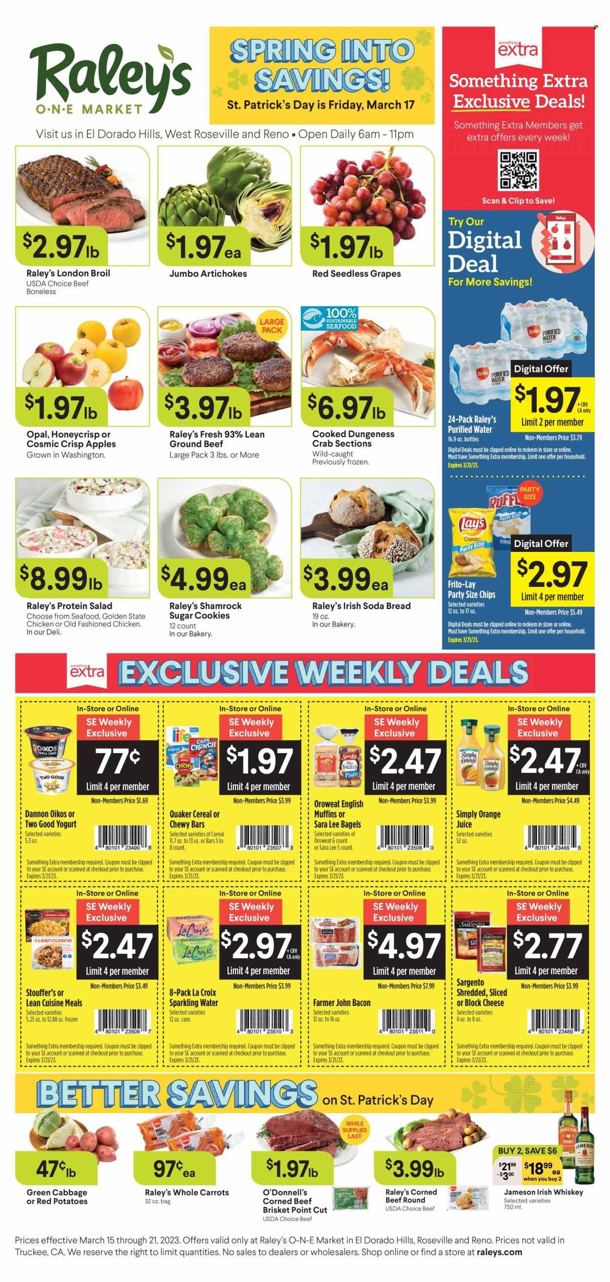 Raley's (CA, NV) Weekly Ad Flyer Specials March 15 to March 21, 2023