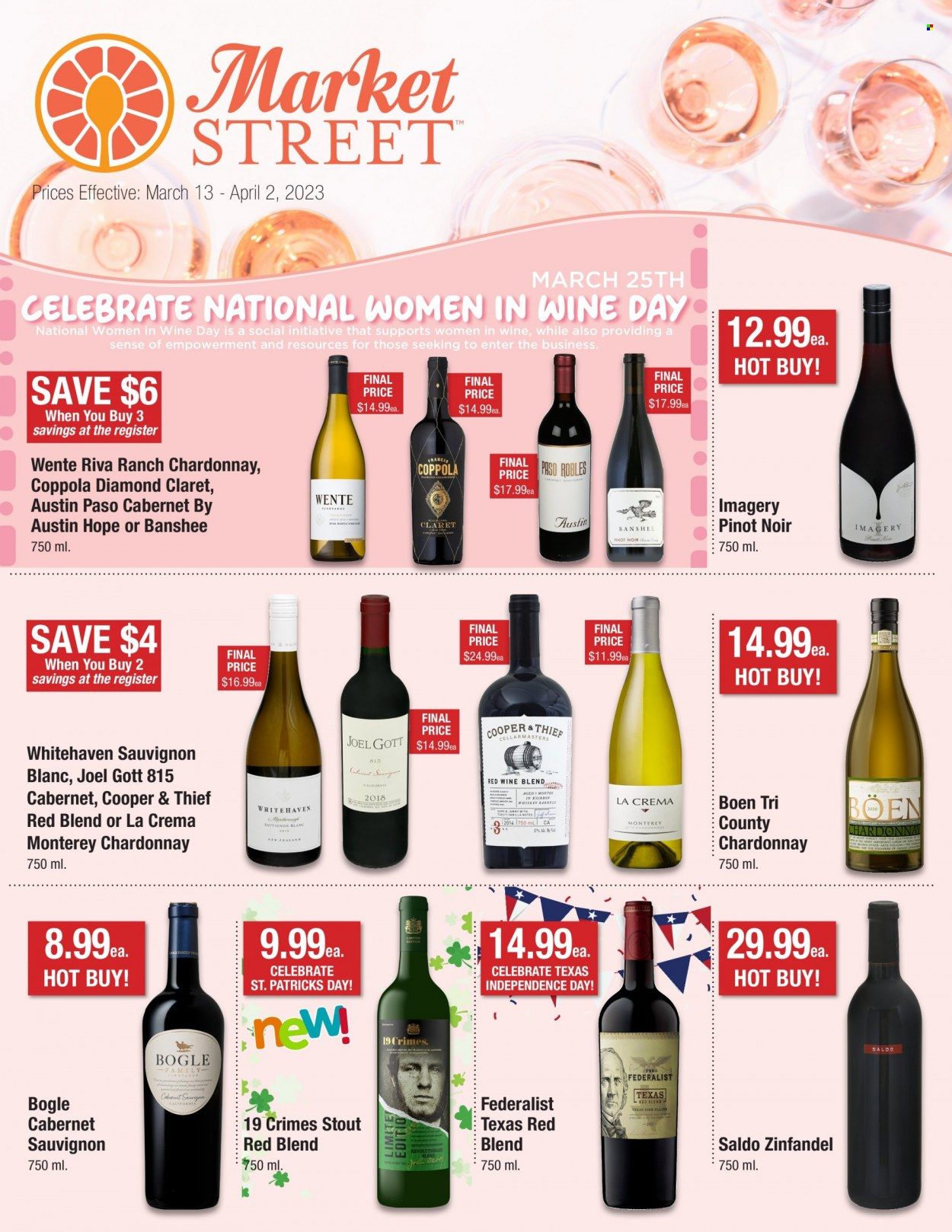 Market Street (NM, TX) Weekly Ad Flyer Specials March 13 to April 2, 2023